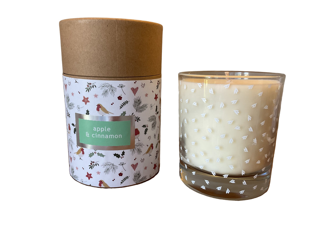 Handmade Natural Candle - Apple & Cinnamon