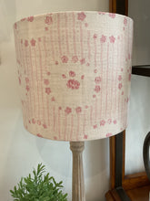 Load image into Gallery viewer, Lampshade - Peony and Sage Betty linen - 25cm Drum lampshade
