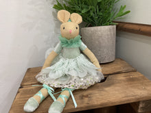 Load image into Gallery viewer, Mrs Kaylie Mouse - Pretty green dress
