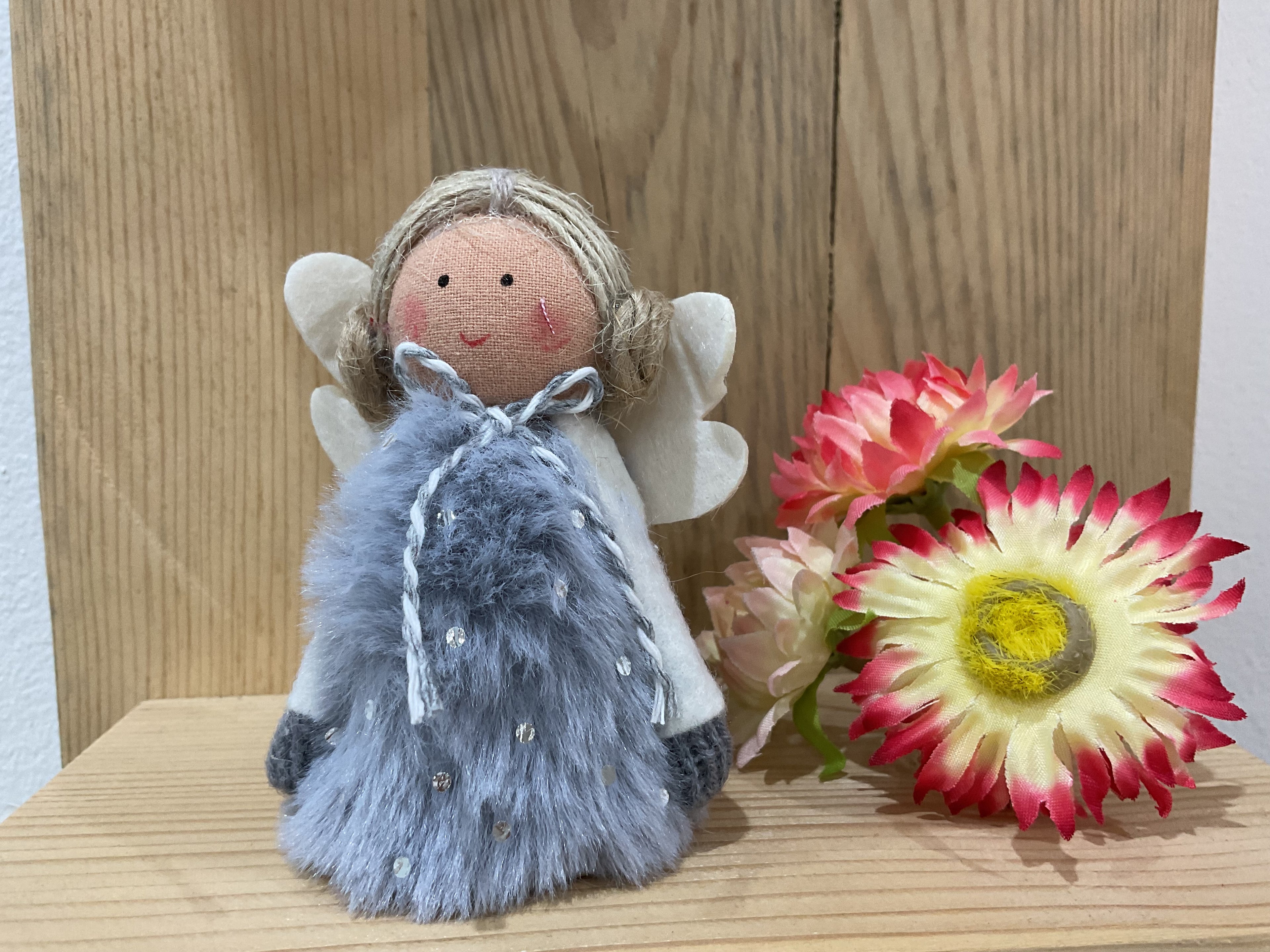 Mrs Anita Angel - grey dress