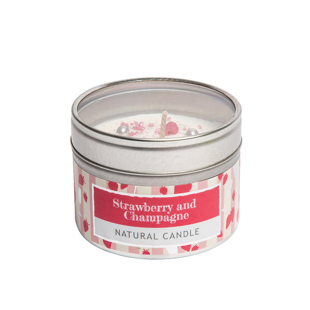 Sprinkle Tin Candle - Strawberry & Champagne - Wild Olive