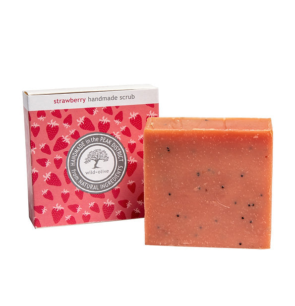 Strawberry Soap bar 100g  or 50g- Wild Olive