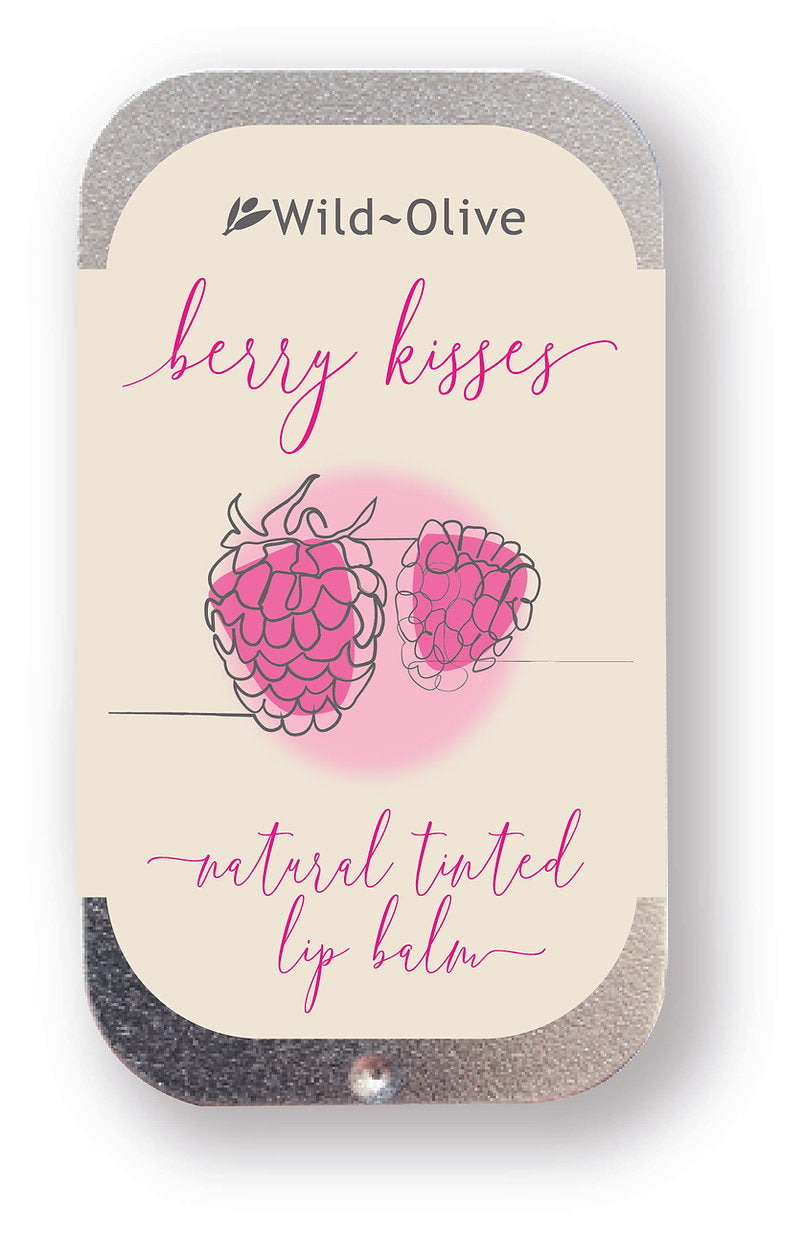 Natural Lip Balm - Wild Olive - berry kisses