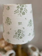Mini Empire Lampshade - Linen & Rose - Damson Fog - 15cm