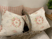 Load image into Gallery viewer, Cushion Cover - Peony &amp; Sage - Mathilde and Charente 32cm x 32cm

