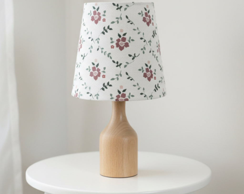 Mini Empire Lampshade - Linen & Rose - Emilia Multi - 15cm