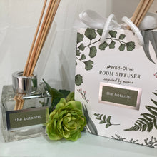 Load image into Gallery viewer, Handmade Botanical Reed Diffuser - The Botanist - Wild Olive
