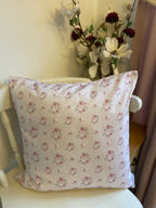 Cushion Cover - Linen and Rose - Damson Vintage - 45cm