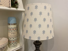 Load image into Gallery viewer, Empire Lampshade - Peony &amp; Sage Pretty Ottillie blue flowers 20cm
