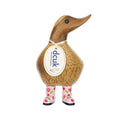 DCUK - Ducky Pink floral and heart wellies