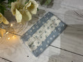 Pocket Tissue cover - Linen and Rose Ditsy Blue