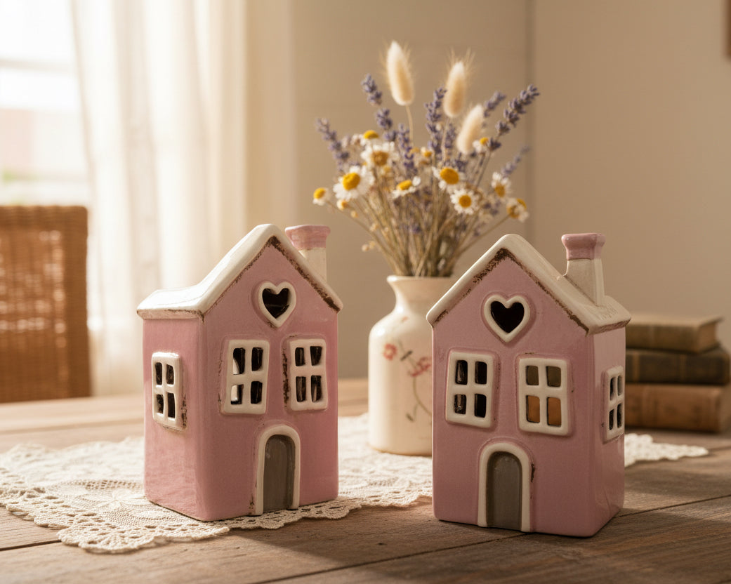 Wax Burner - Pink Cottage