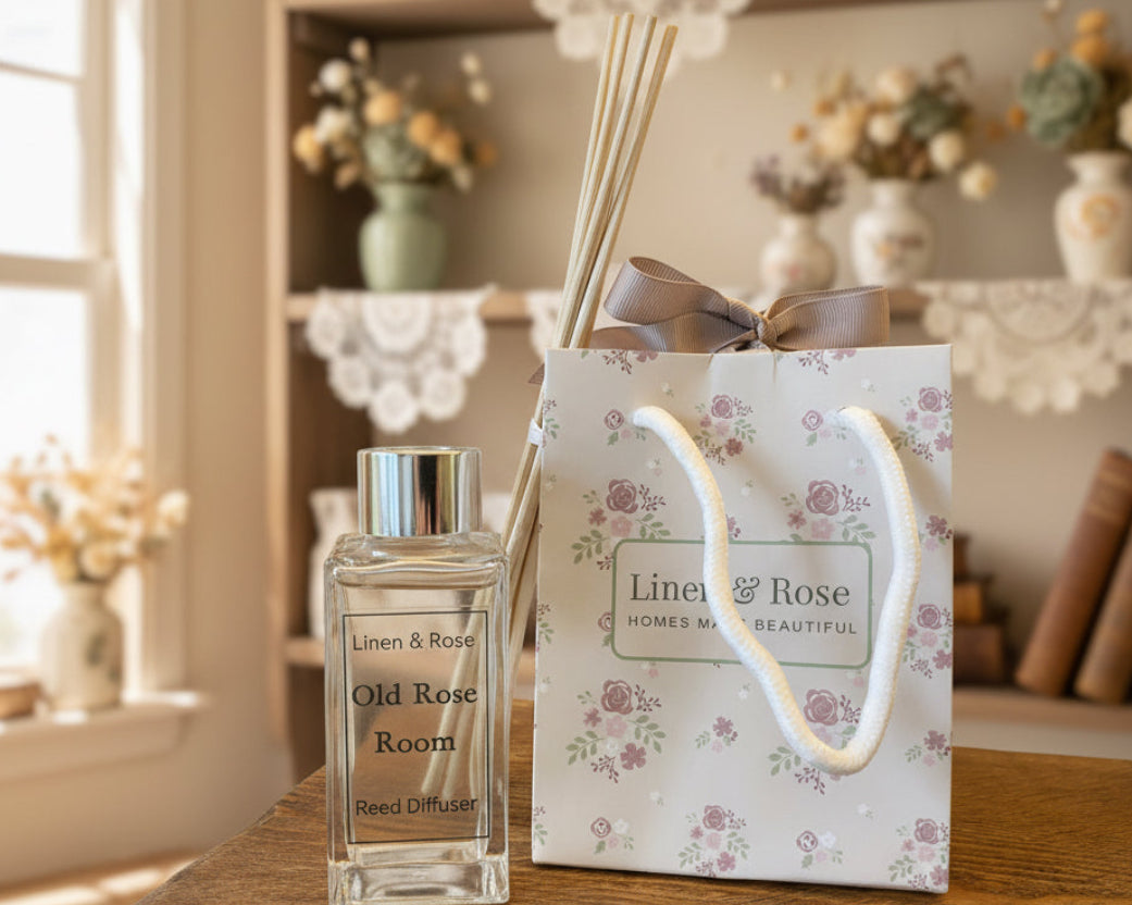 Handmade Reed Diffuser - The Old Rose Room
