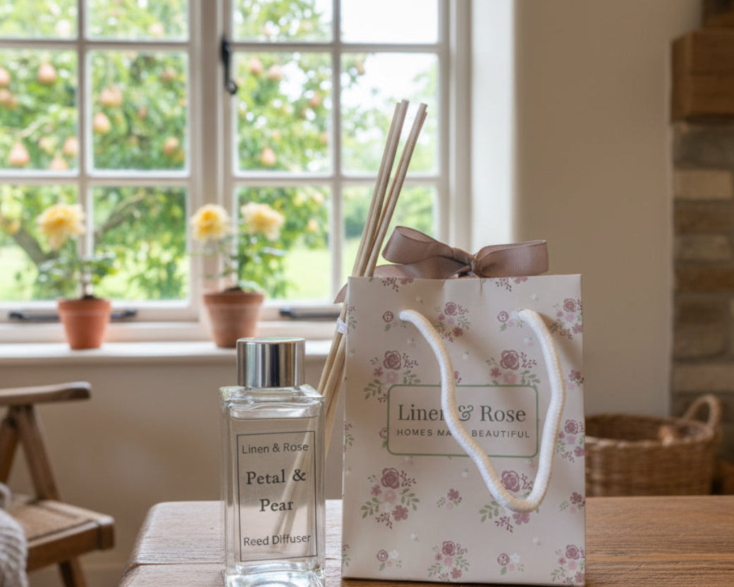 Handmade Reed Diffuser - Petal & Pear