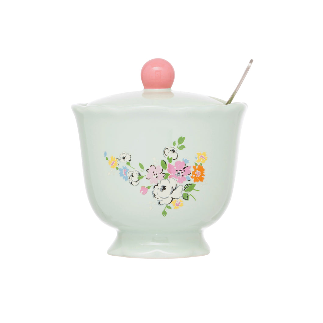 Cath Kidston -Sugar Bowl & Spoon - Feels Like Home