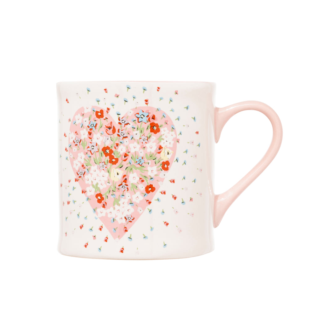 Cath Kidston - Mollie Mug - Heart Flower Burst