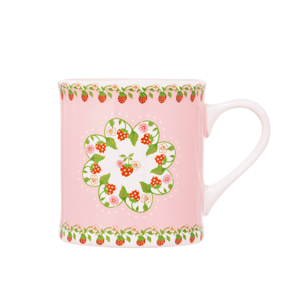 Cath Kidston - Mollie Mug - Strawberry Border Pink