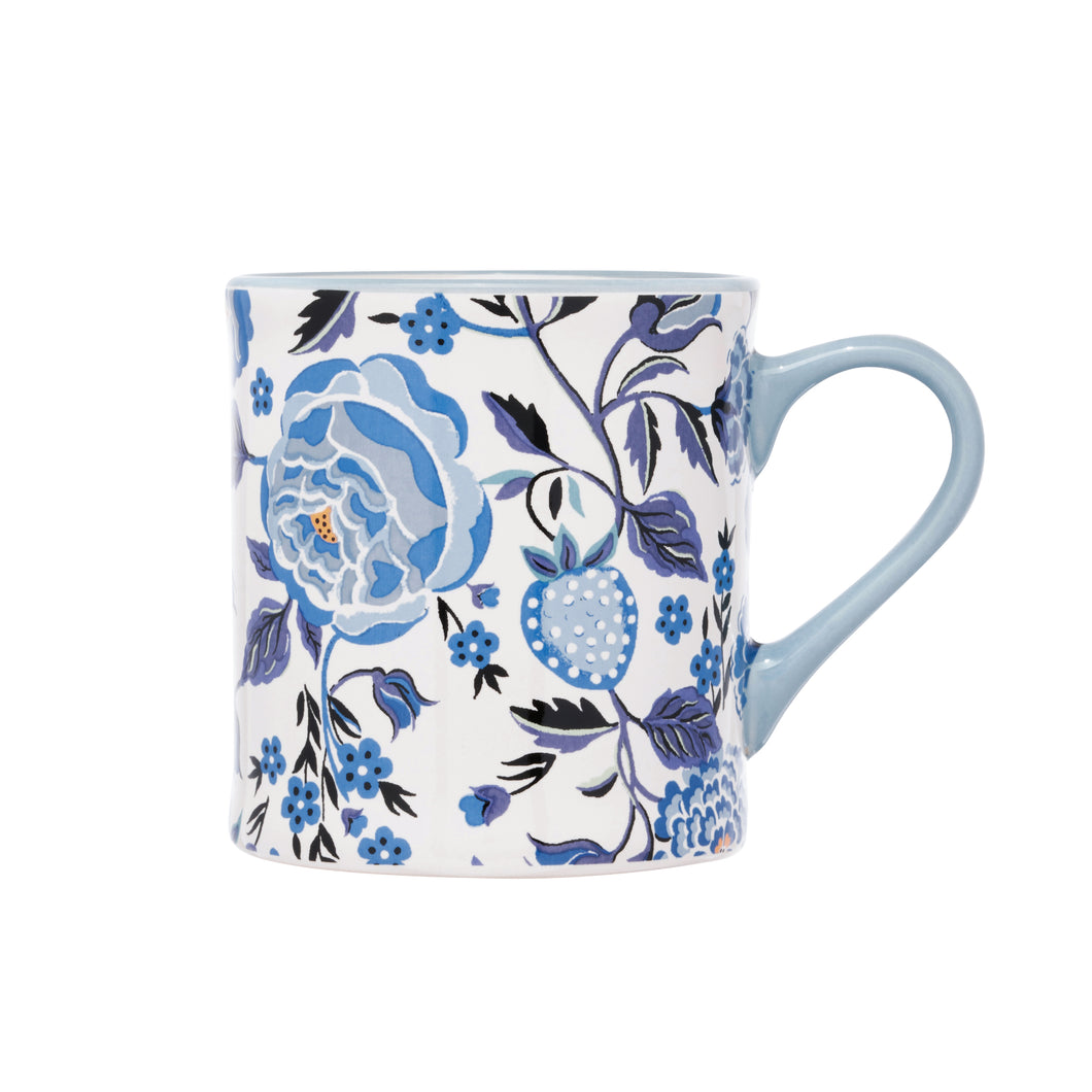 Cath Kidston - Mollie Mug - Strawberry Garden - Blue