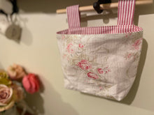 Load image into Gallery viewer, Hanging Fabric Basket - Peony and Sage Isadora one off
