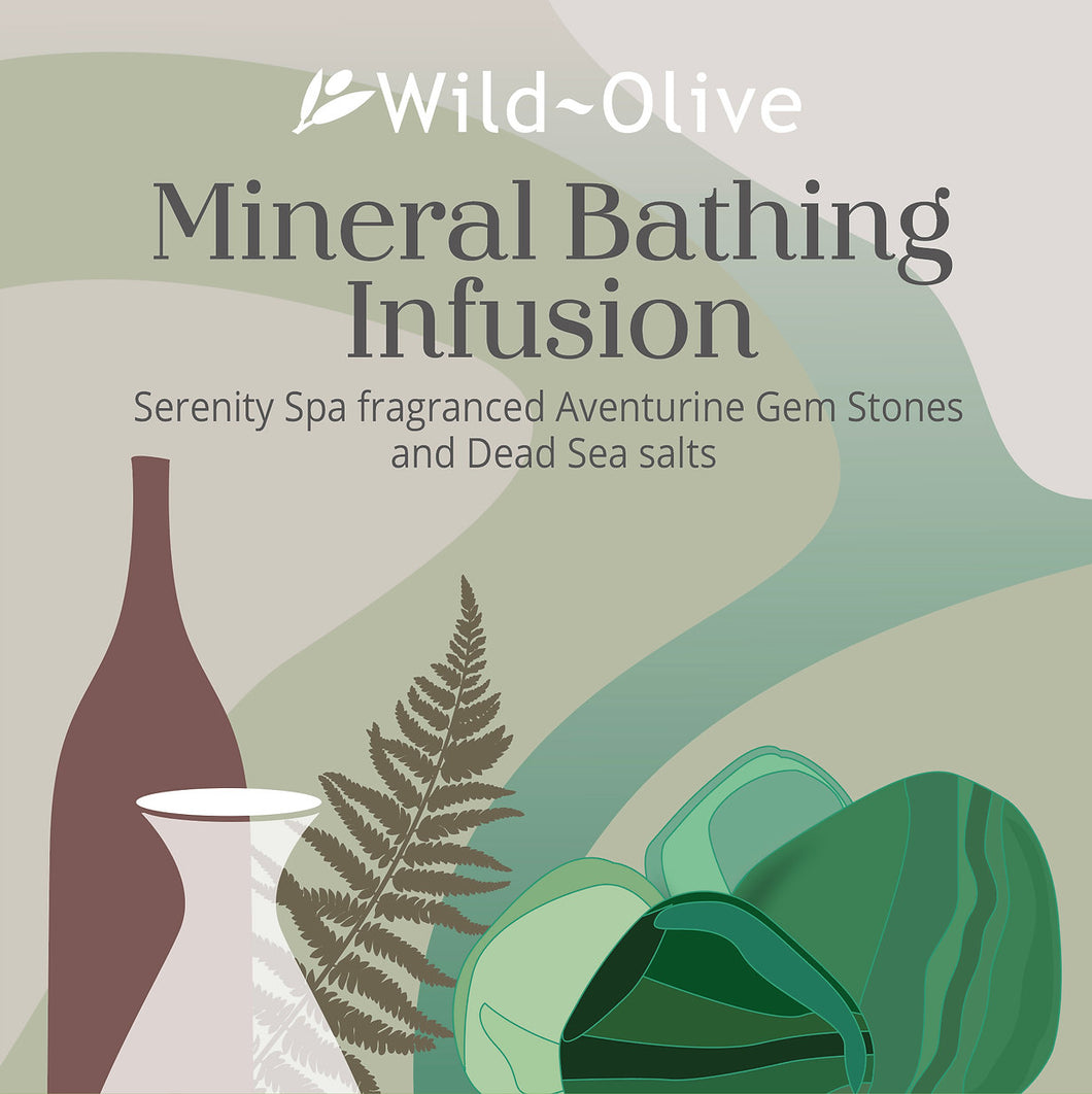 Mineral Bath infusions - Wild Olive - many fragrances