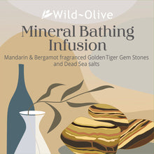 Load image into Gallery viewer, Mineral Bath infusions - Wild Olive - many fragrances
