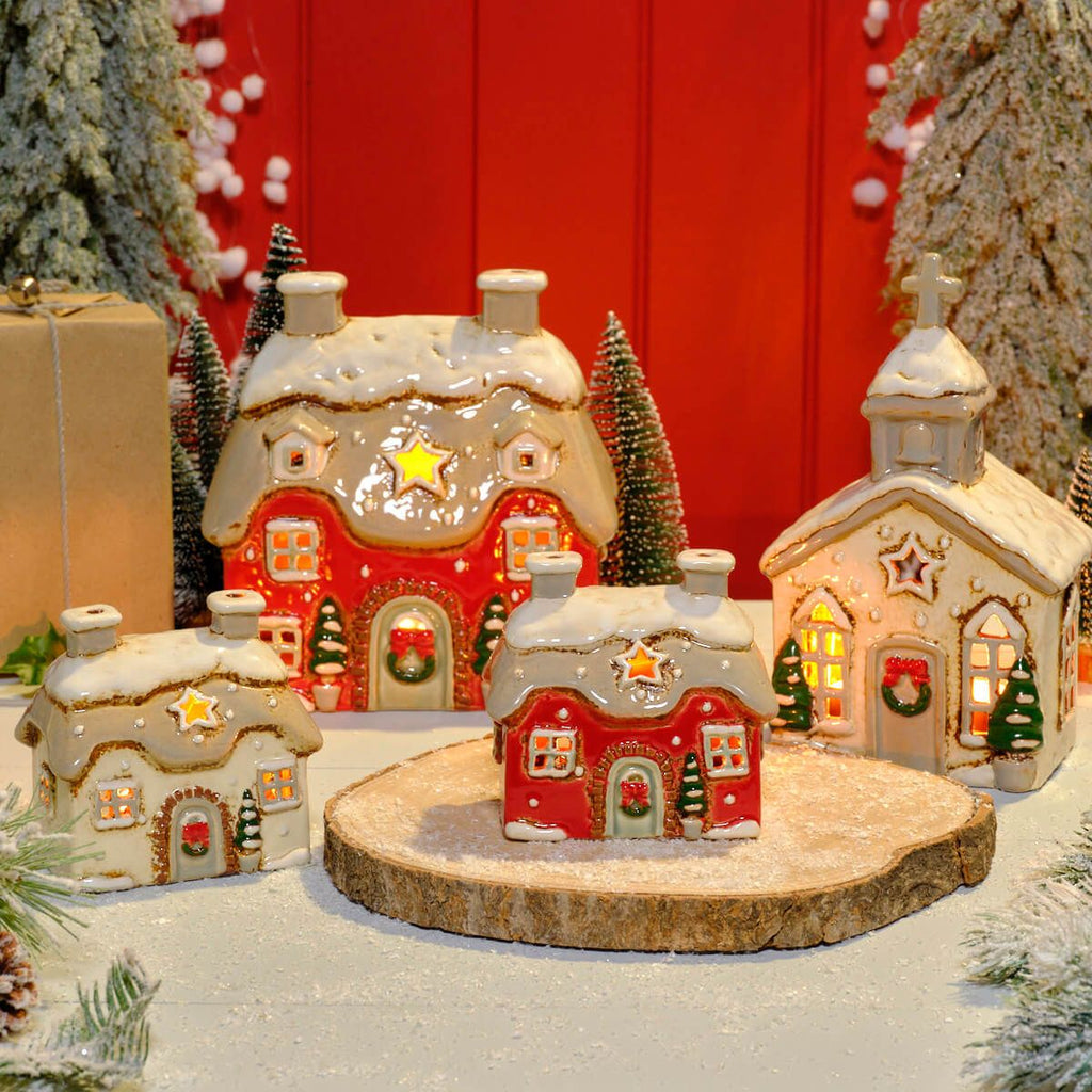 Christmas Church Tea Light holder