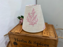Load image into Gallery viewer, Candle Clip Lampshade - Peony and Sage - Olivia in Jemima red
