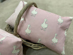 Cushion Cover - Milton and Manor Farmhouse Duck - 30cm x 40cm- Pink
