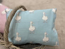 Load image into Gallery viewer, Cushion Cover - Milton and Manor Farmhouse Duck - 30cm x 40cm- Blue
