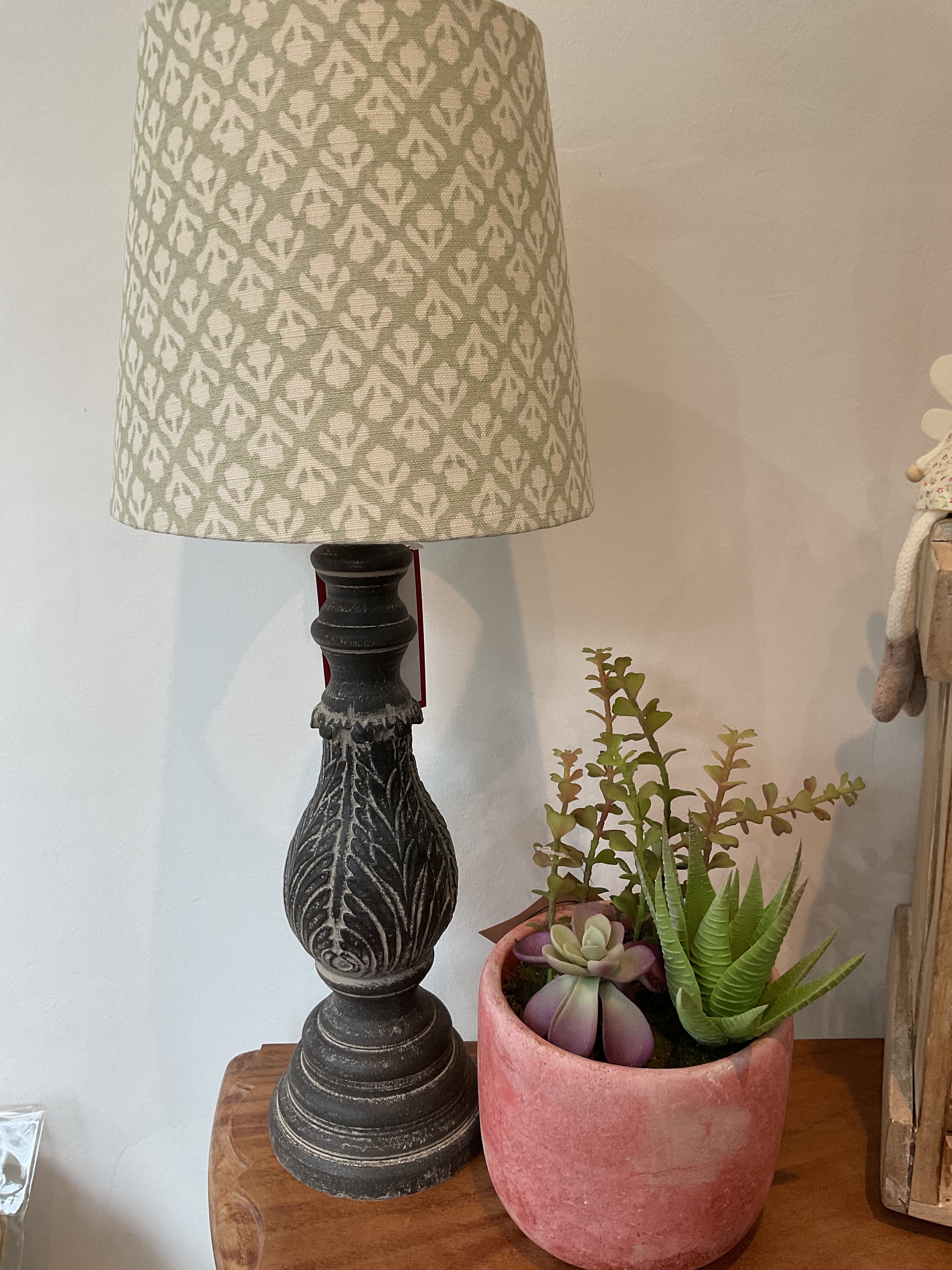 Lamp base -Florence Dark Grey Table Lamp base - 37cm high