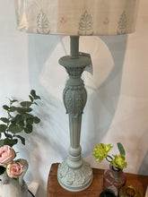 Load image into Gallery viewer, Lamp base - Ophelia Delux Blue Grey Table Lamp base - 54cm high
