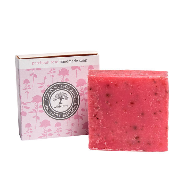 Patchouli Rose Soap bar 100g or 50g - Wild Olive