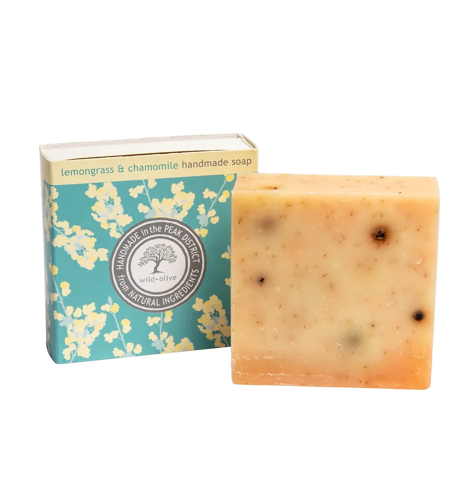 Lemongrass and Chamomile Soap bar 100g or 50g - Wild Olive