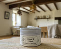 Hand poured Tin Candle with was flower - Petal & Pear