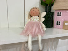 Load image into Gallery viewer, Mrs fluffy skirt Angel - pretty sitting angel

