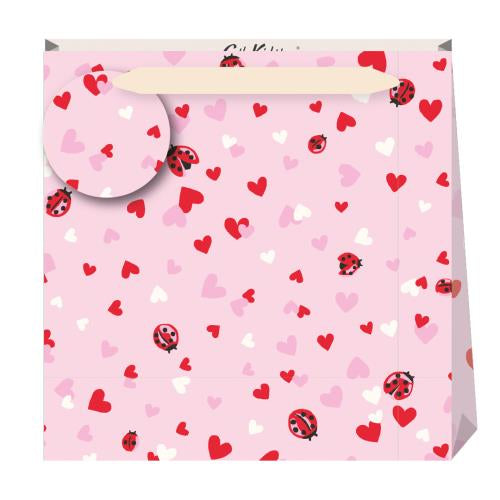 Love Bug Pink Gift Bag - Cath Kidston - Medium