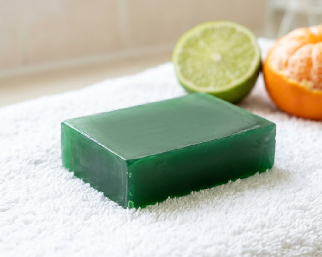 Handmade Soap Bar - Lime Basil & Mandarin