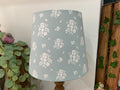 Empire Lampshade - Linen & Rose Damson Duck Egg - 20cm Empire