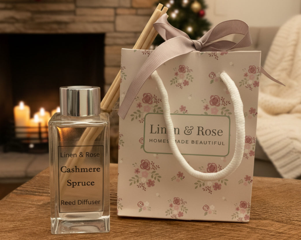 Handmade Reed Diffuser - Cashmere Spruce