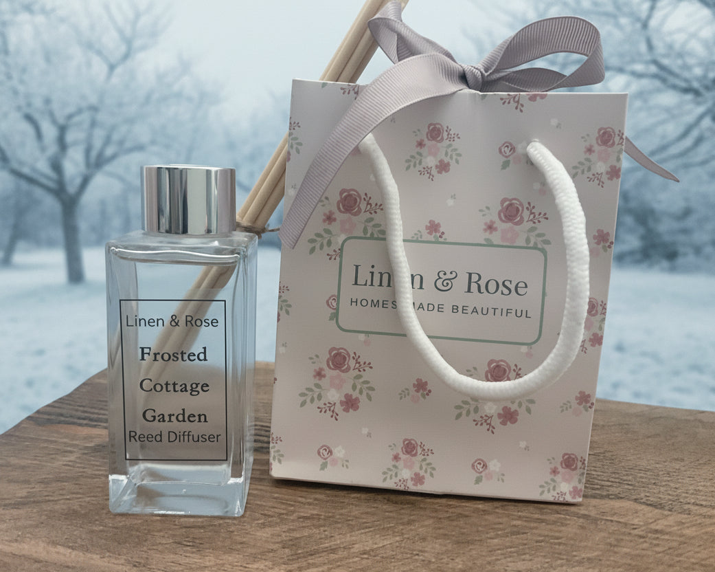 Handmade Reed Diffuser - Frosted Cottage Garden