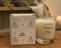 Hand poured 20cm Glass candle - multi fragrances and multi buy offer