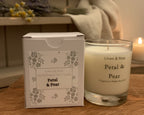 Hand poured 20cm Glass candle - multi fragrances and multi buy offer