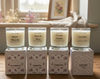 Hand poured 20cm Glass candle - multi fragrances and multi buy offer