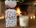 Christmas Votive Candle - Pink Pepper & White Rose