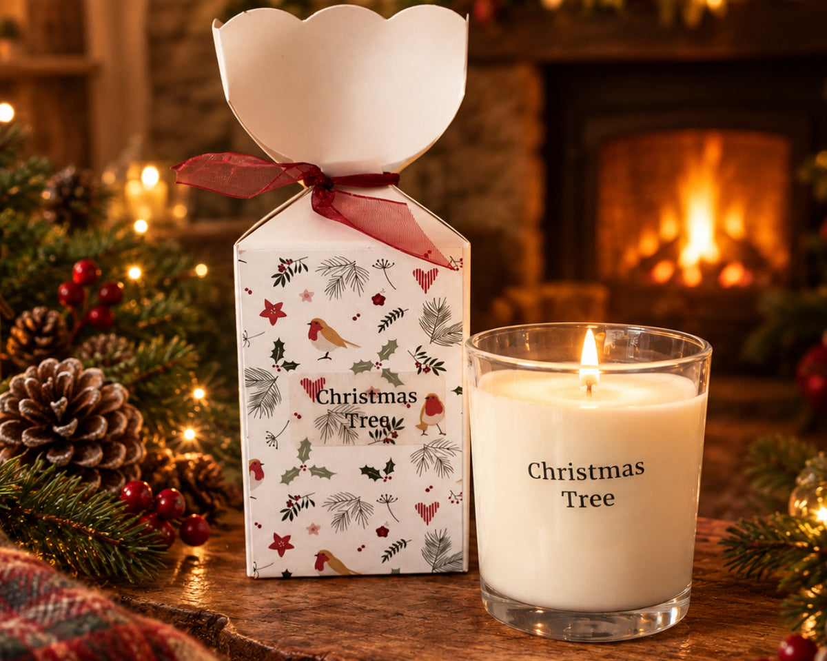 Christmas Votive Candle - Christmas Tree
