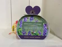 Load image into Gallery viewer, Mini Heart Soaps - English Soap Company - Lavender
