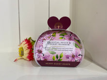 Load image into Gallery viewer, Mini Heart Soaps - English Soap Company - Oriental Spice and Cherry Blossom
