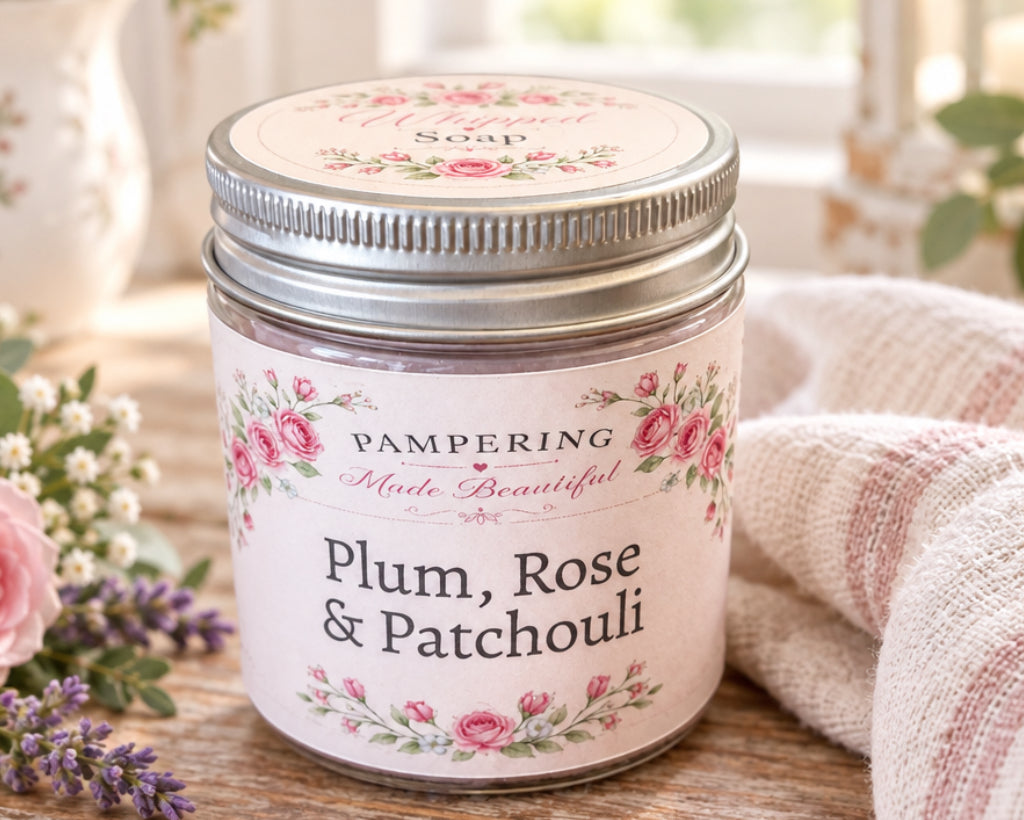 Whipped Soap - Plum, Rose & Patchouli