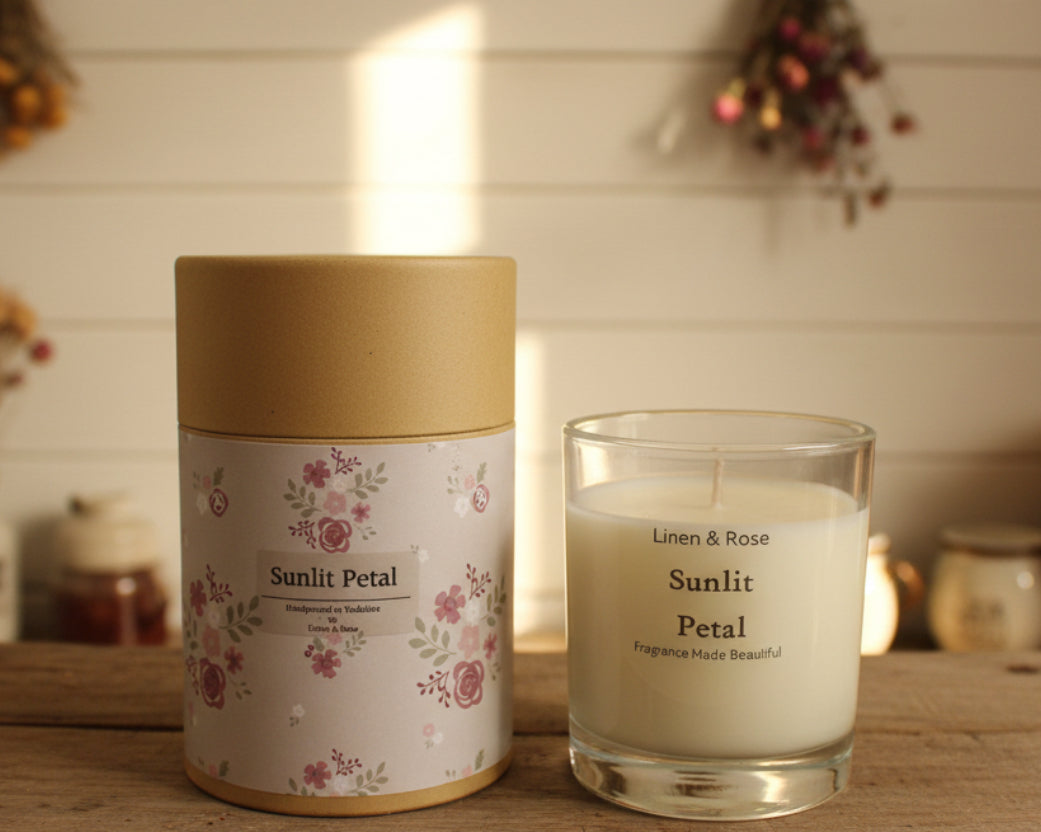 Glass Candle - Sunlit Petal - 30cl