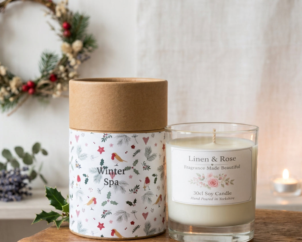 Glass Candle 30cl - Winter Spa